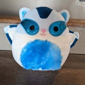 Squishmallow Blue Marble Sugar Glider 8 inch - EUC